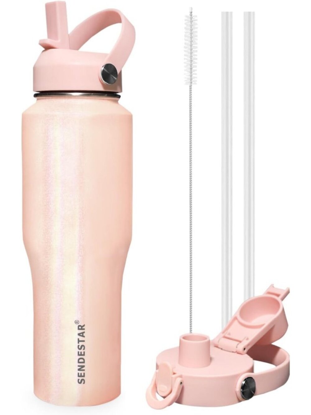 40oz Stainless Steel Insulated Water Bottle - Keeps Drinks Cold 48Hrs, Hot 24Hrs
